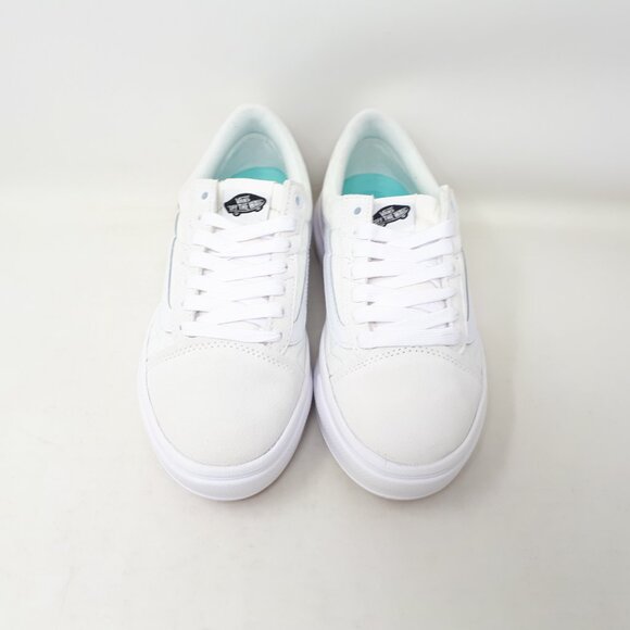 NWT Vans White Platform Sneakers Checkerboard White - Picture 8 of 12